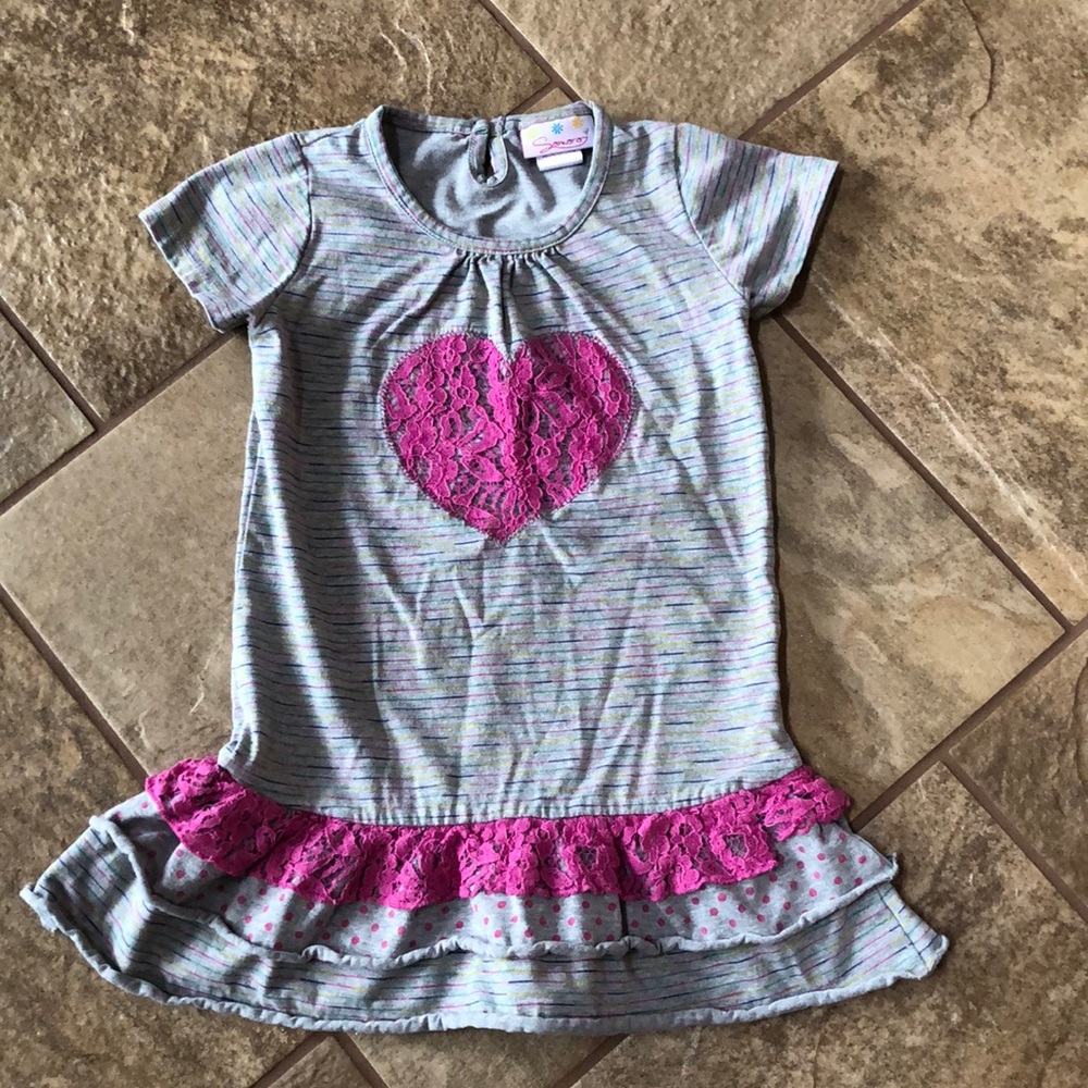 + SAMARA +Lace Heart Dress